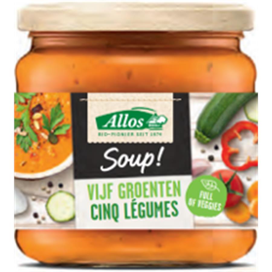 Soupe cing légumes - 350 ml - Allos