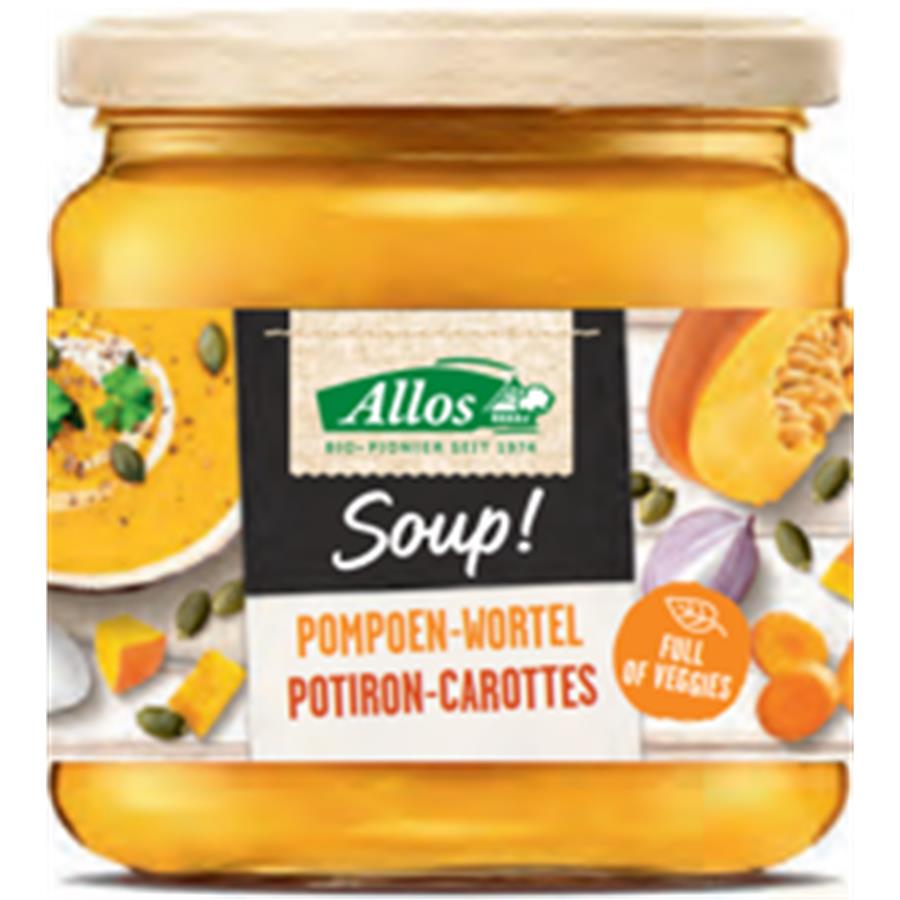 Soupe potiron/carottes - 350 ml - Allos