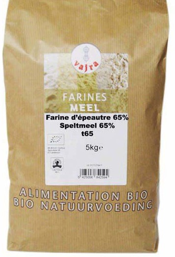 Farine d'épeautre 55% (T65) - 5kg - Vajra
