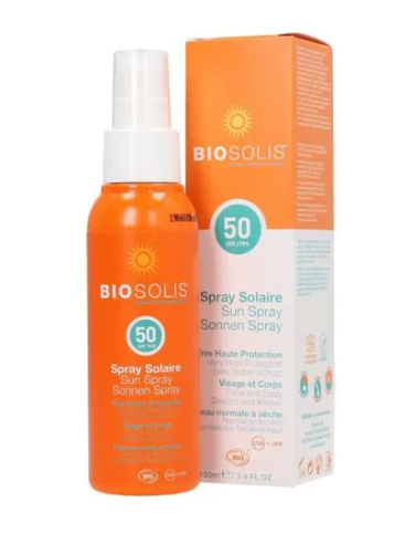 Spray Solaire Protection SPF 50 - 100 ml - Biosolis
