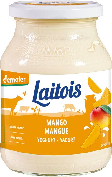 Yaourt mangue - 500g - Laitois