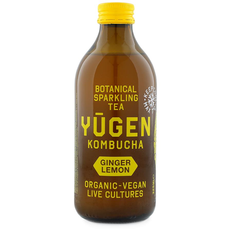 Kombucha Gingembre Citron - 325 ml - Yugen