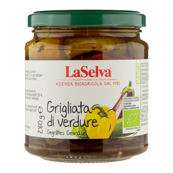 Légumes Grillés à l'Huile d'Olive - 280 gr - La Selva