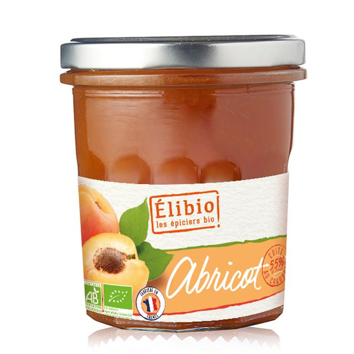 Confiture d'abricot - 320 gr - Élibio