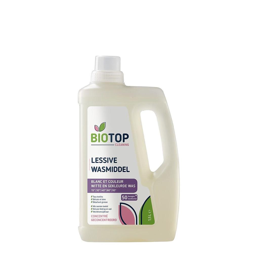 Lessive liquide concentrée multi-usages - 1,5 L - BioTop