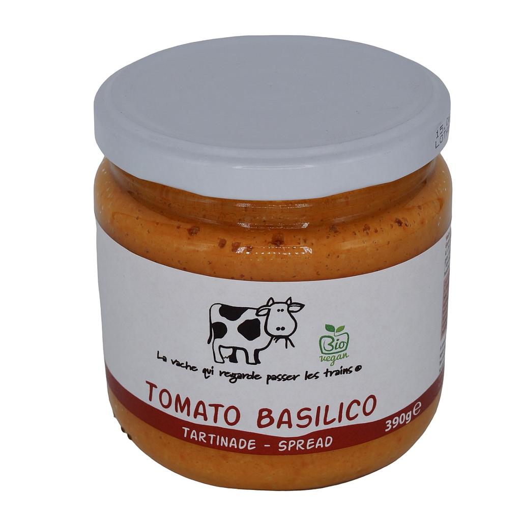 Tartinade tomato basilico bio - 400 gr - La Vache