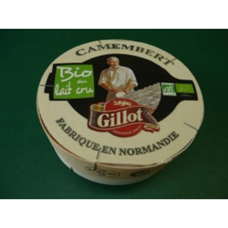 Camembert au lait cru - 250 gr - Gillot