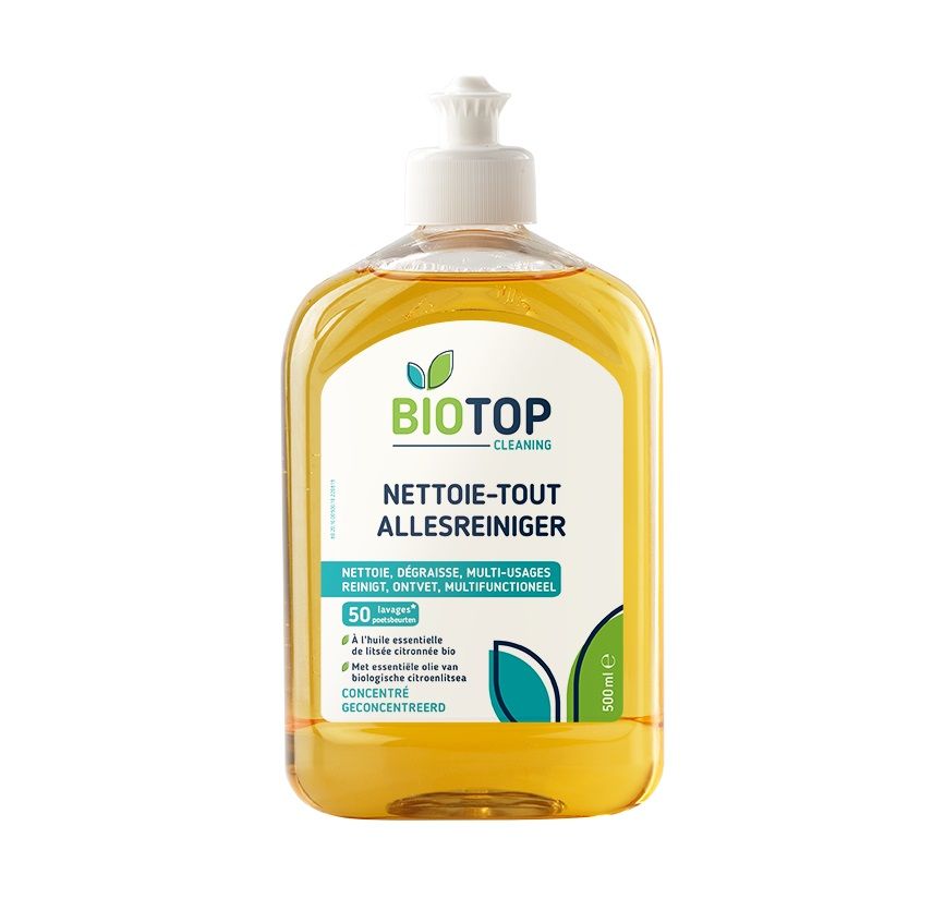 Nettoie-tout concentré huile essentielle litsée citronnée - 500 ml - BioTop