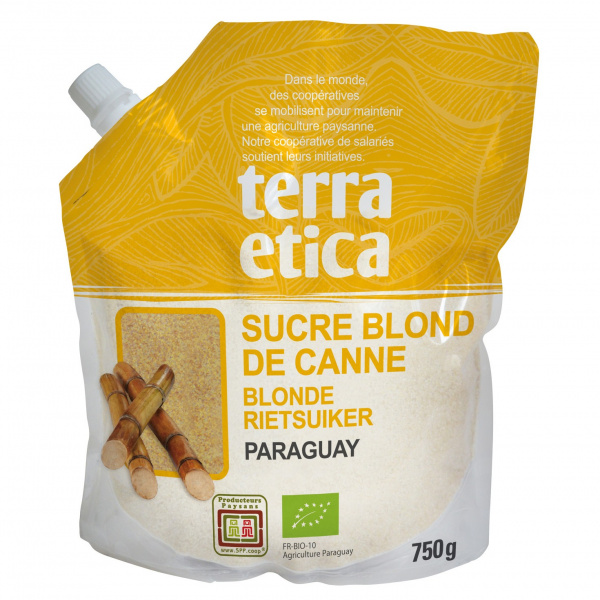 Sucre blond de canne - 750g - Terra Etica