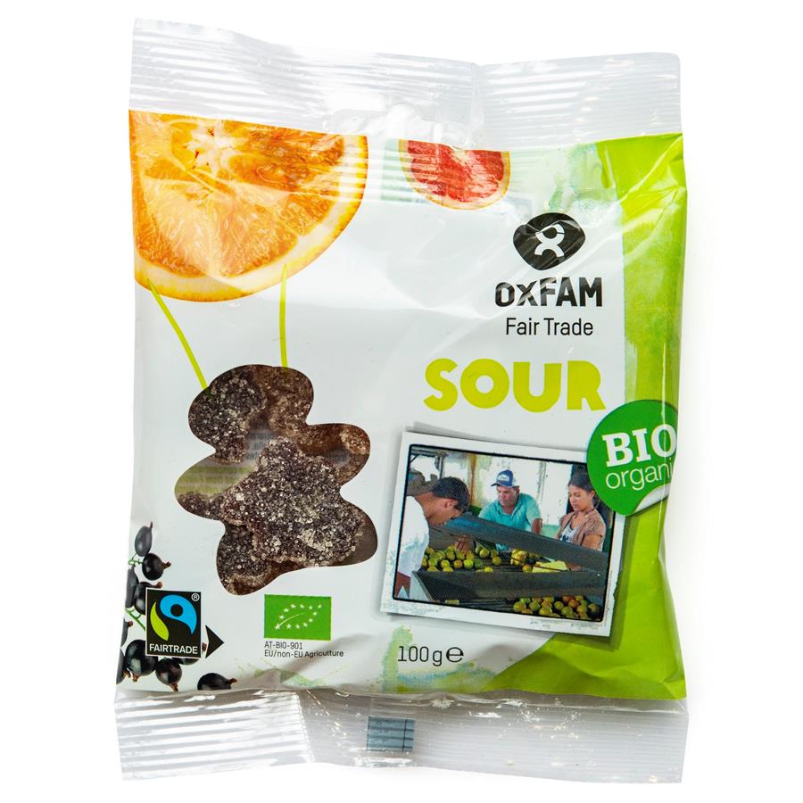 Gommes acidulées - 100 gr - Oxfam