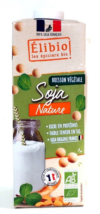 Boisson (lait) de Soja - 1 L - Elibio