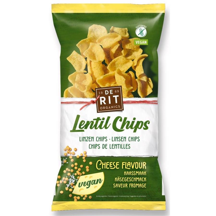 Chips lentilles fromage vegan - 75 gr - De Rit