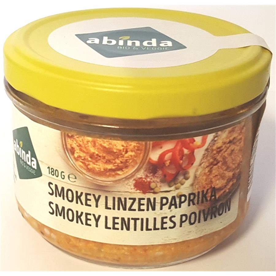 Smokey Lentilles Poivrons - 180 g - Abinda