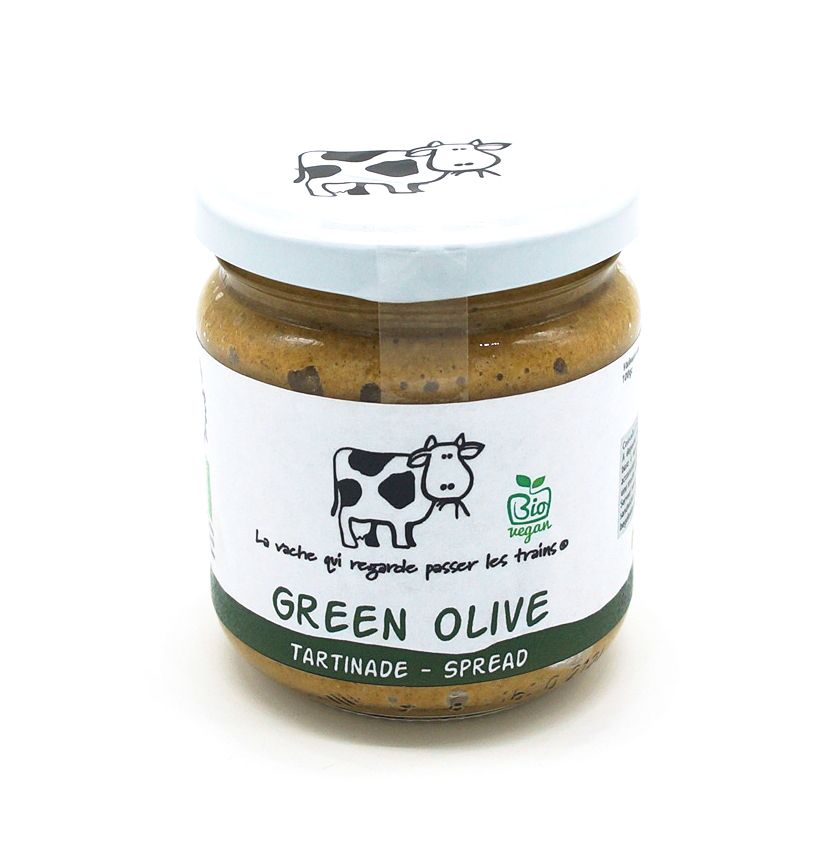 Tartinade olives vertes bio - 190 gr - La Vache