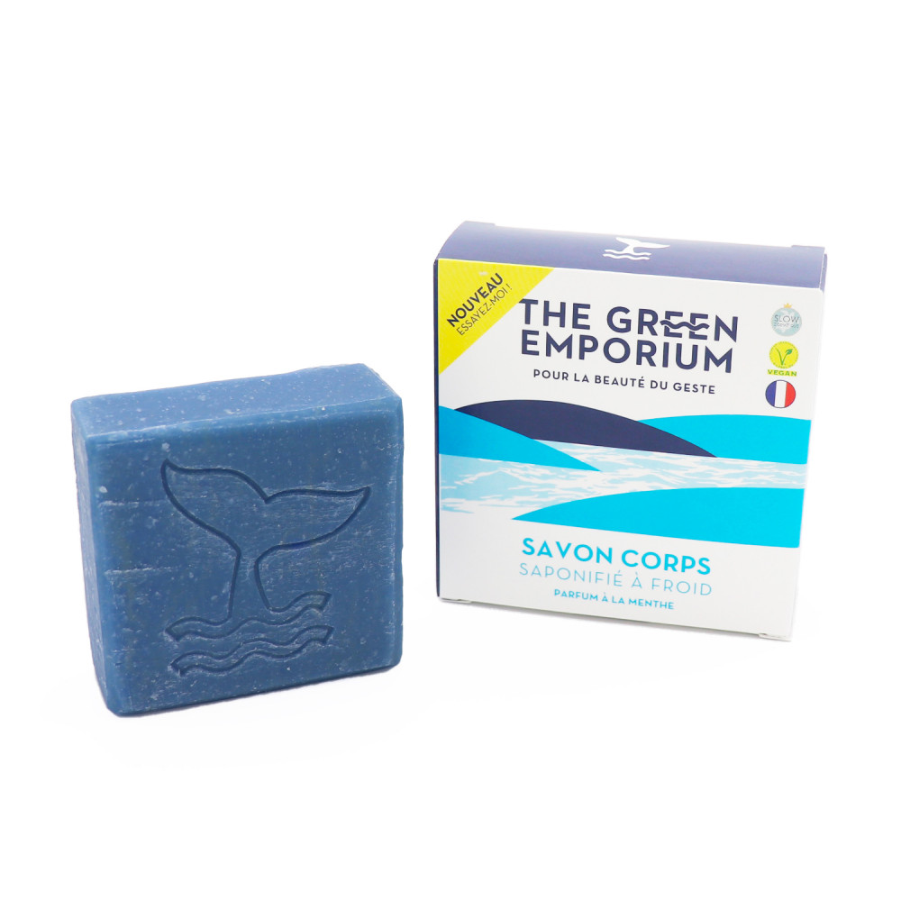 Savon saponié à froid parfum menthe - 100 g - The Green Emporium