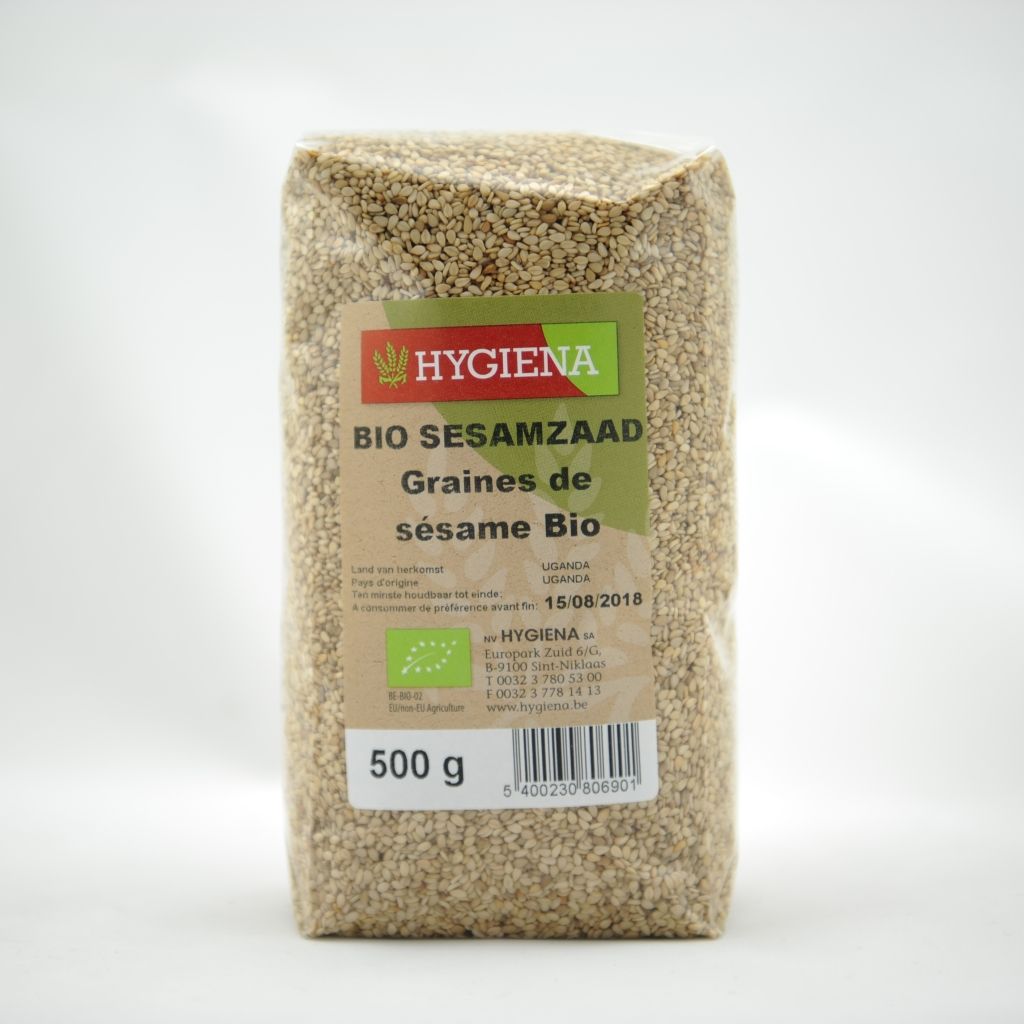 Graines de sésame bio - 500 gr - Hygiena