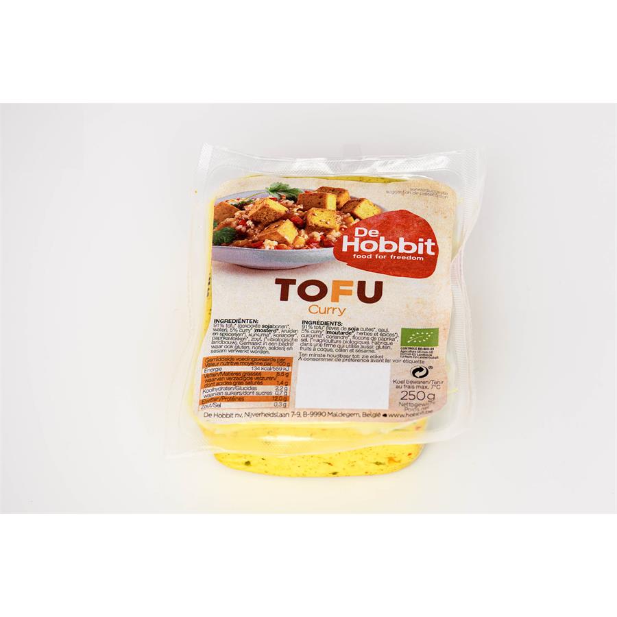 Tofu curry - 250 gr - De Hobbit