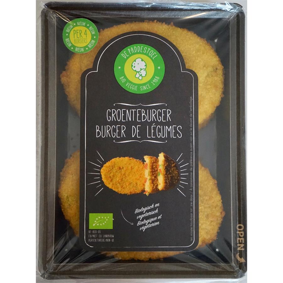 Burger légumes maxi pack - 4 pc - De Paddestoel
