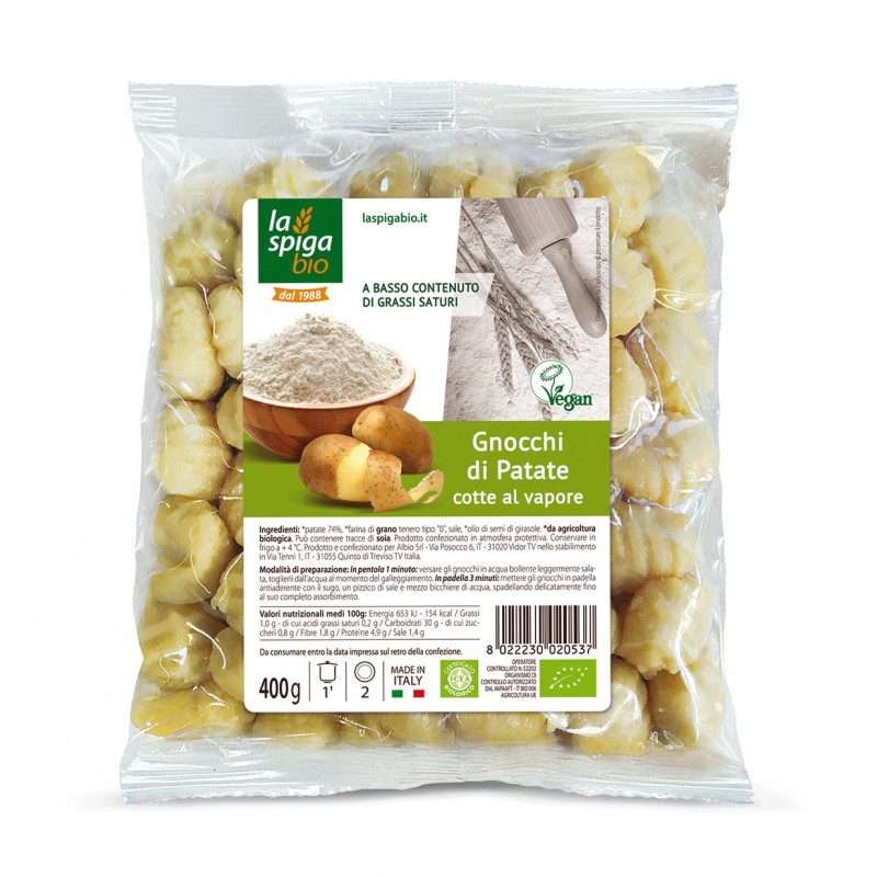 Gnocchi de pommes de terre - 400 gr - La Spiga